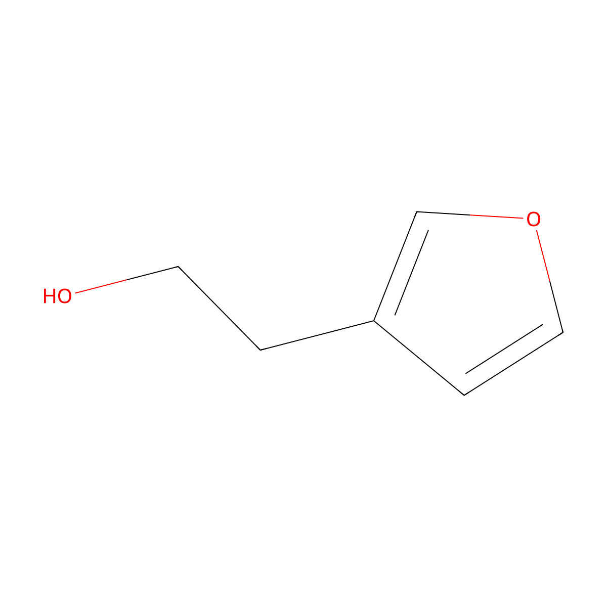 2-(Furan-3-yl)ethan-1-ol molecular structure, CAS 53616-34-5