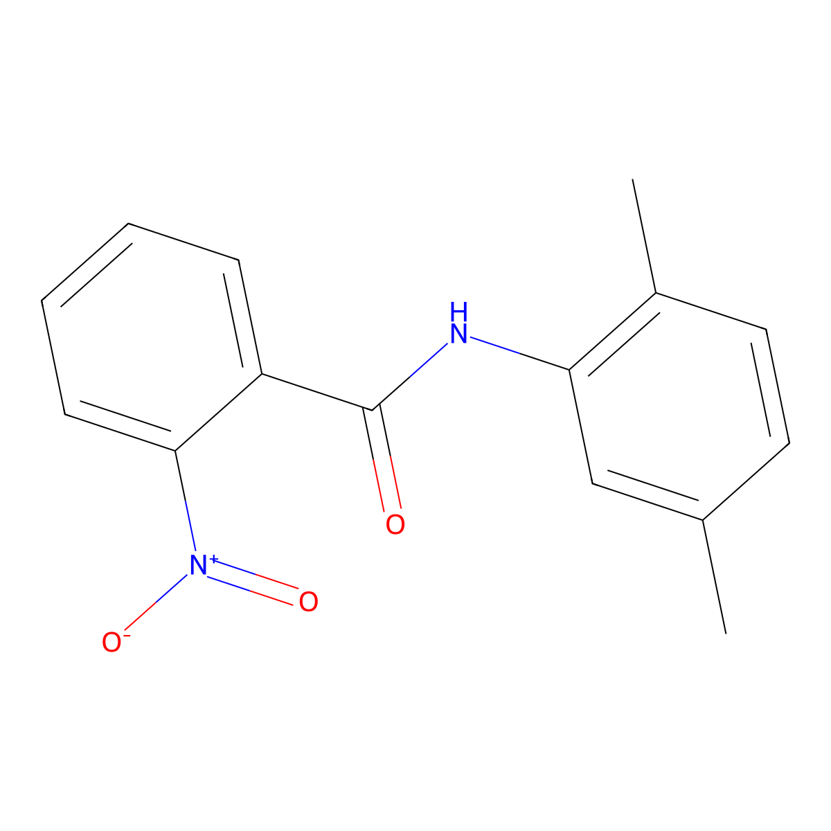 n-(2,5-Dimethylphenyl)-2-nitrobenzamide molecular structure, CAS 53623-77-1