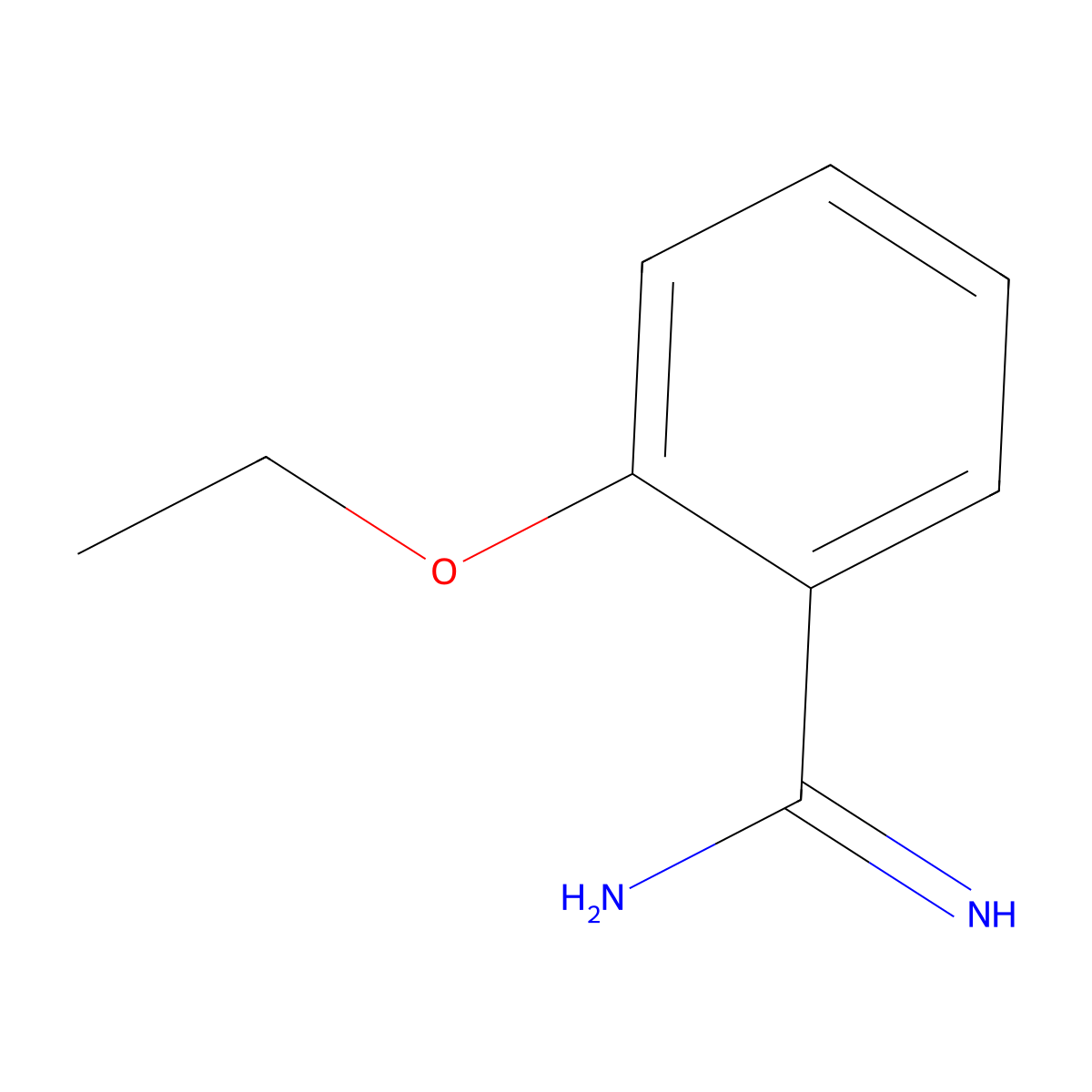 2-Ethoxybenzamidine molecular structure, CAS 53623-81-7
