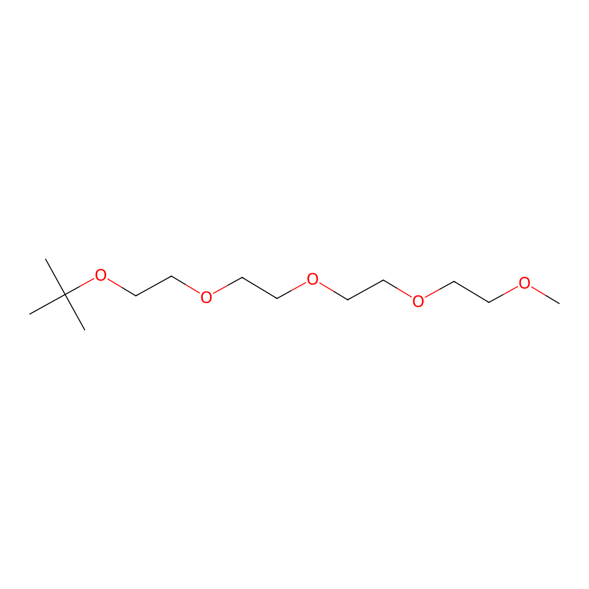 15,15-Dimethyl-2,5,8,11,14-pentaoxahexadecane molecular structure, CAS 53627-29-5