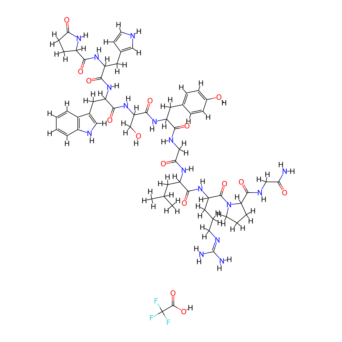 (D-His2)-LHRH molecular structure, CAS 53634-19-8