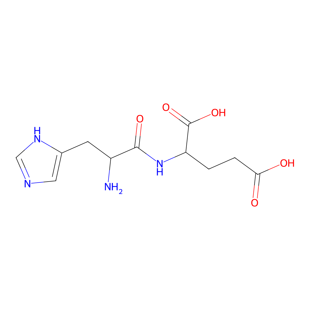 His-Glu molecular structure, CAS 53634-28-9