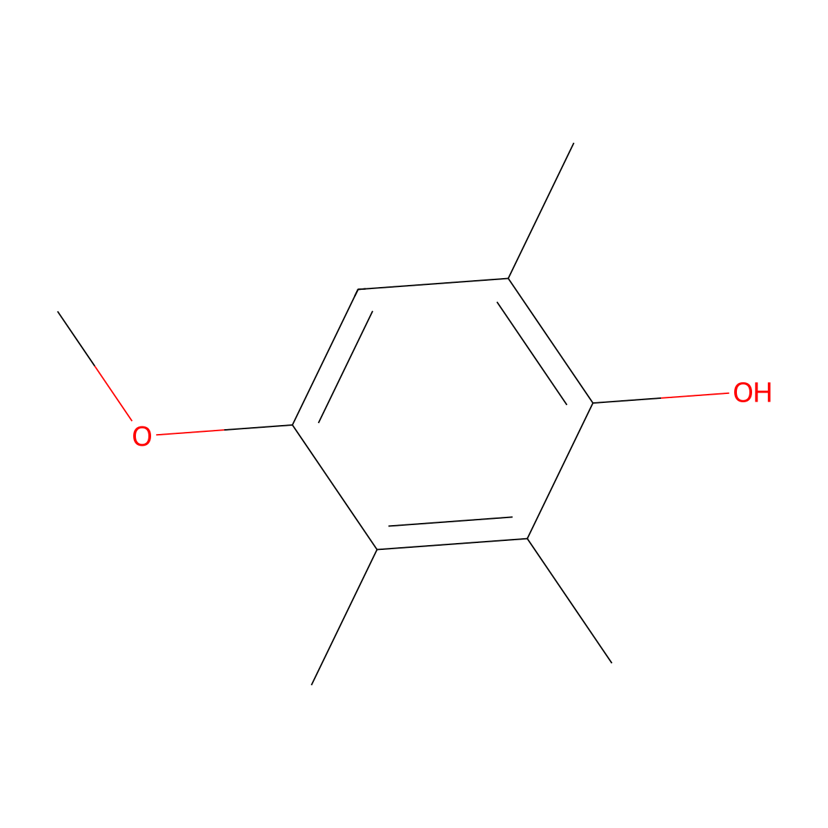 4-Methoxy-2,3,6-trimethylphenol molecular structure, CAS 53651-61-9