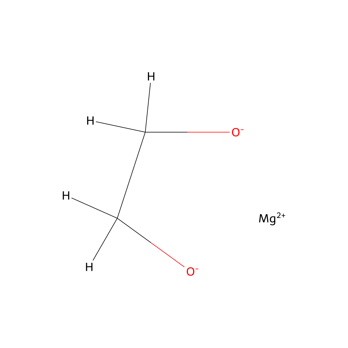 1,2-Ethanediol, magnesium salt (1:1) molecular structure, CAS 53651-67-5