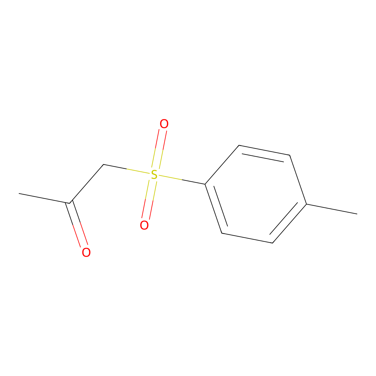 (p-Tolylsulphonyl)acetone molecular structure, CAS 5366-49-4
