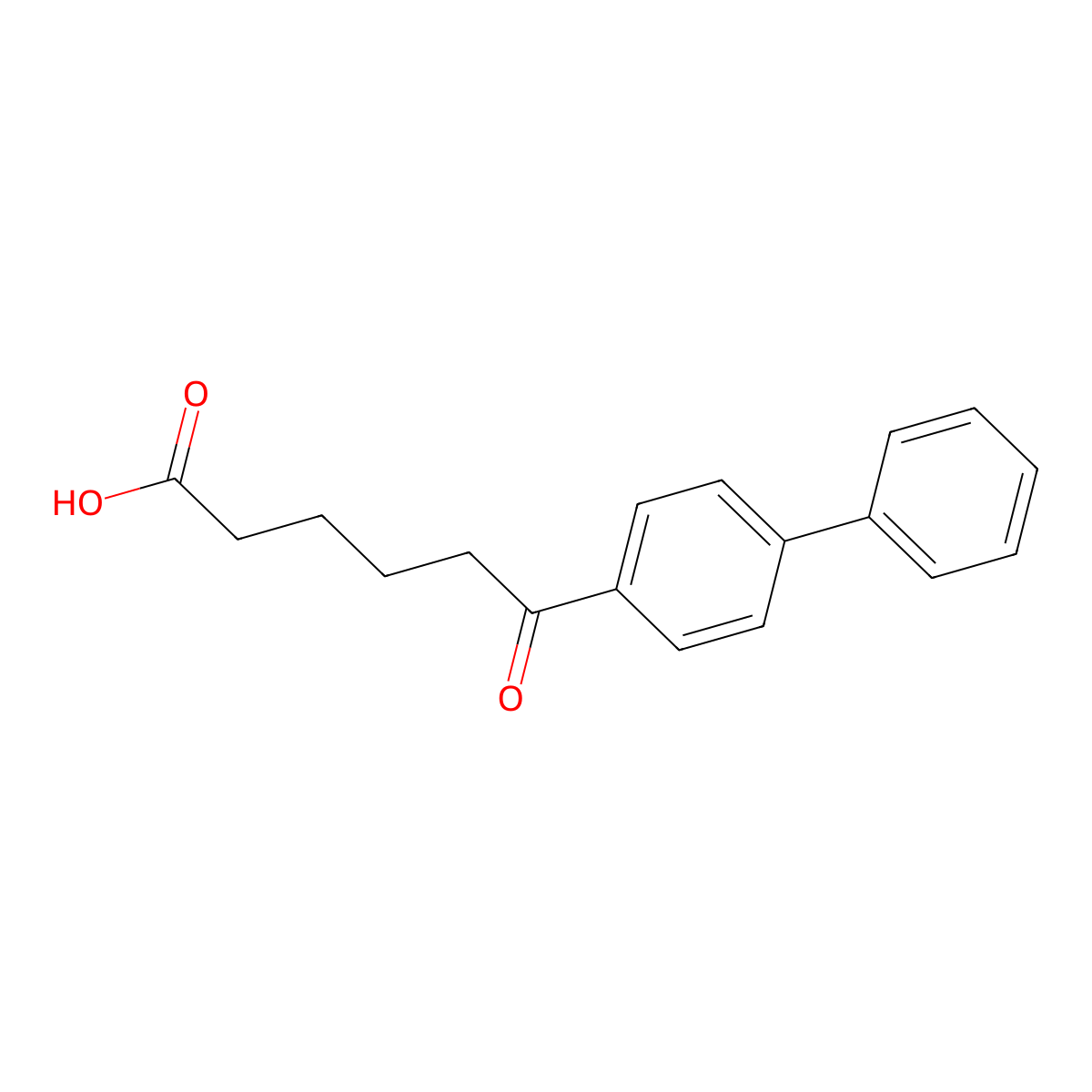 6-([1,1'-Biphenyl]-4-yl)-6-oxohexanoic acid molecular structure, CAS 5366-53-0