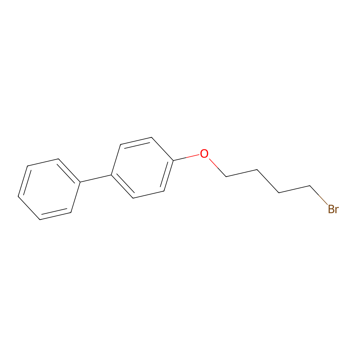 4-(4-Bromobutoxy)-1,1'-biphenyl molecular structure, CAS 53669-78-6
