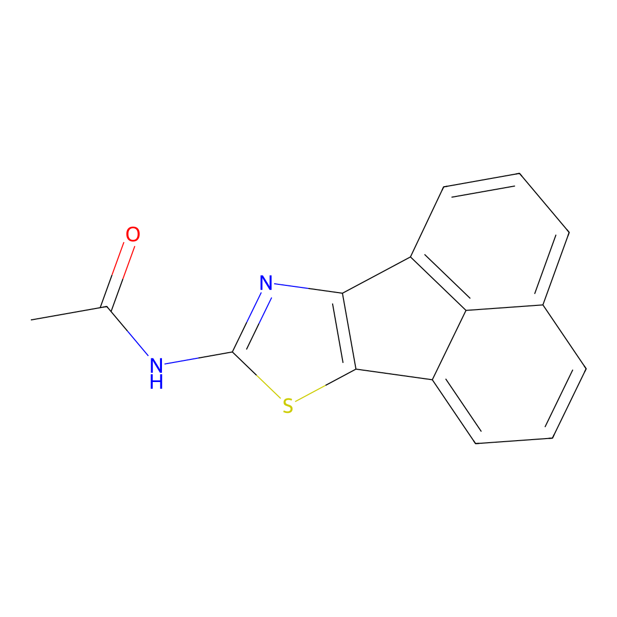N-(acenaphtho[1,2-d]thiazol-8-yl)acetamide molecular structure, CAS 536728-99-1