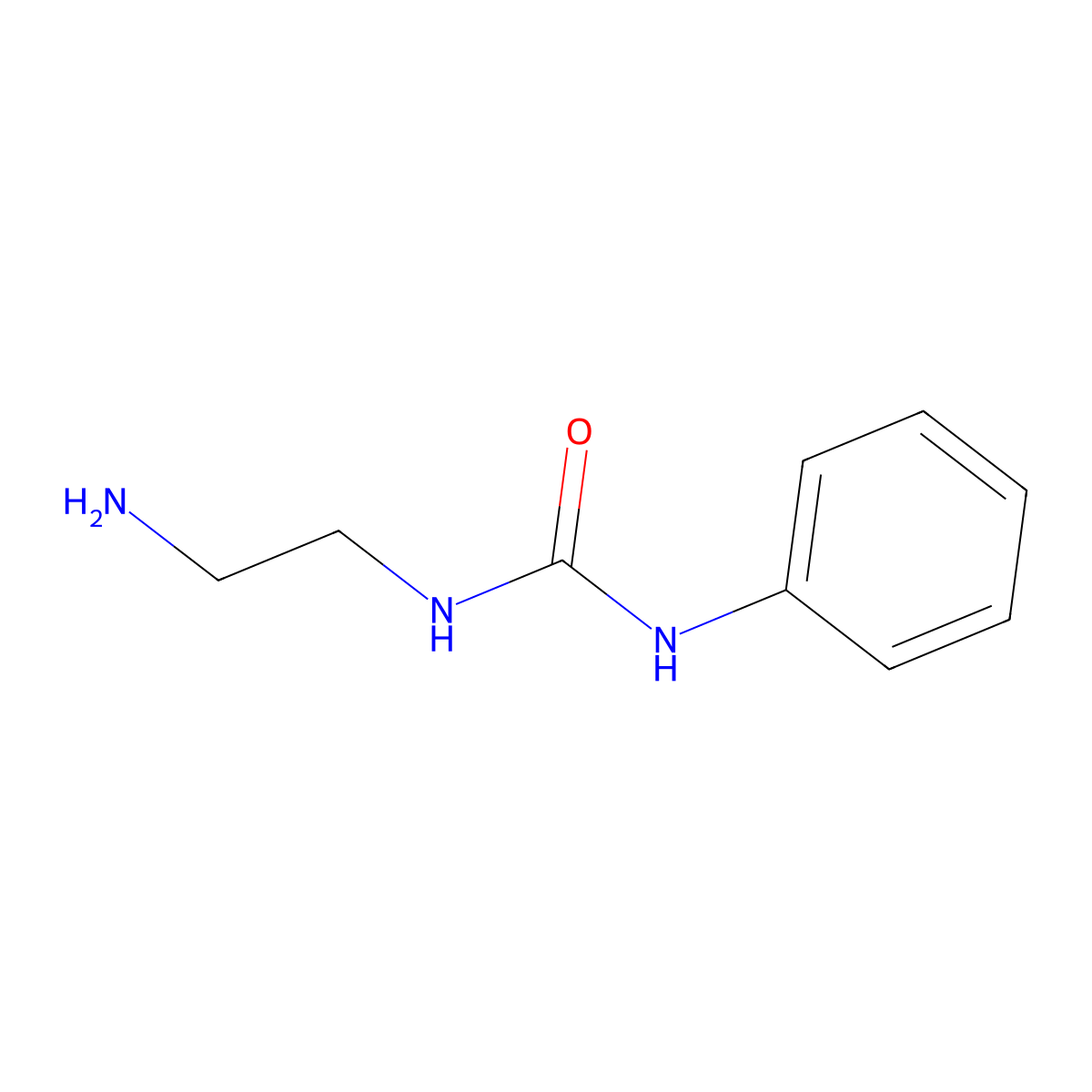 N-(2-Aminoethyl)-N'-phenylurea molecular structure, CAS 53673-01-1