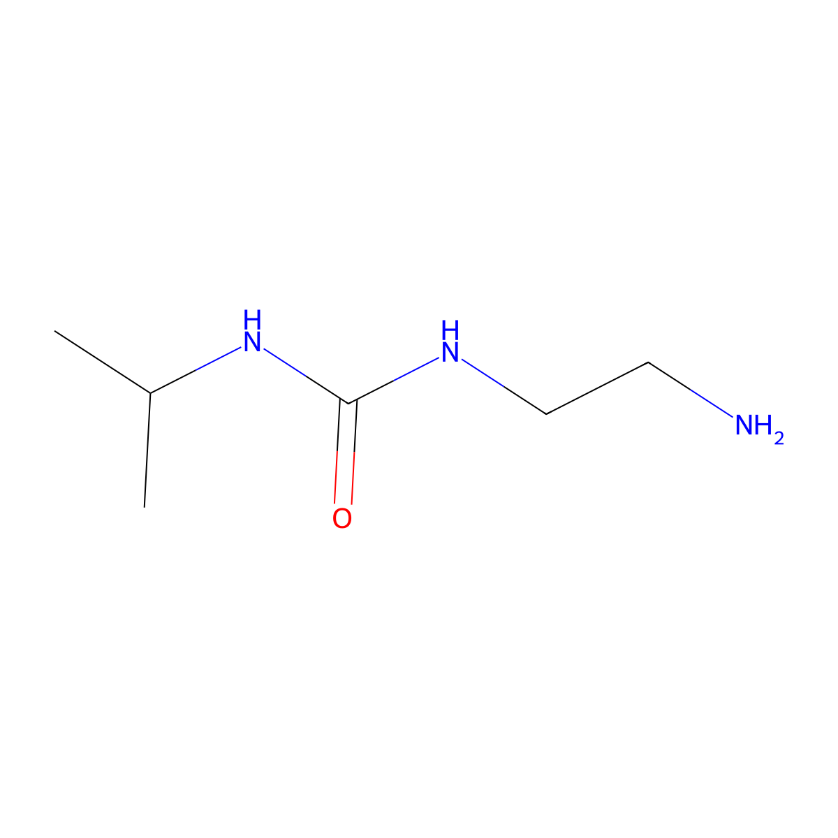 1-(2-Aminoethyl)-3-isopropylurea molecular structure, CAS 53673-40-8