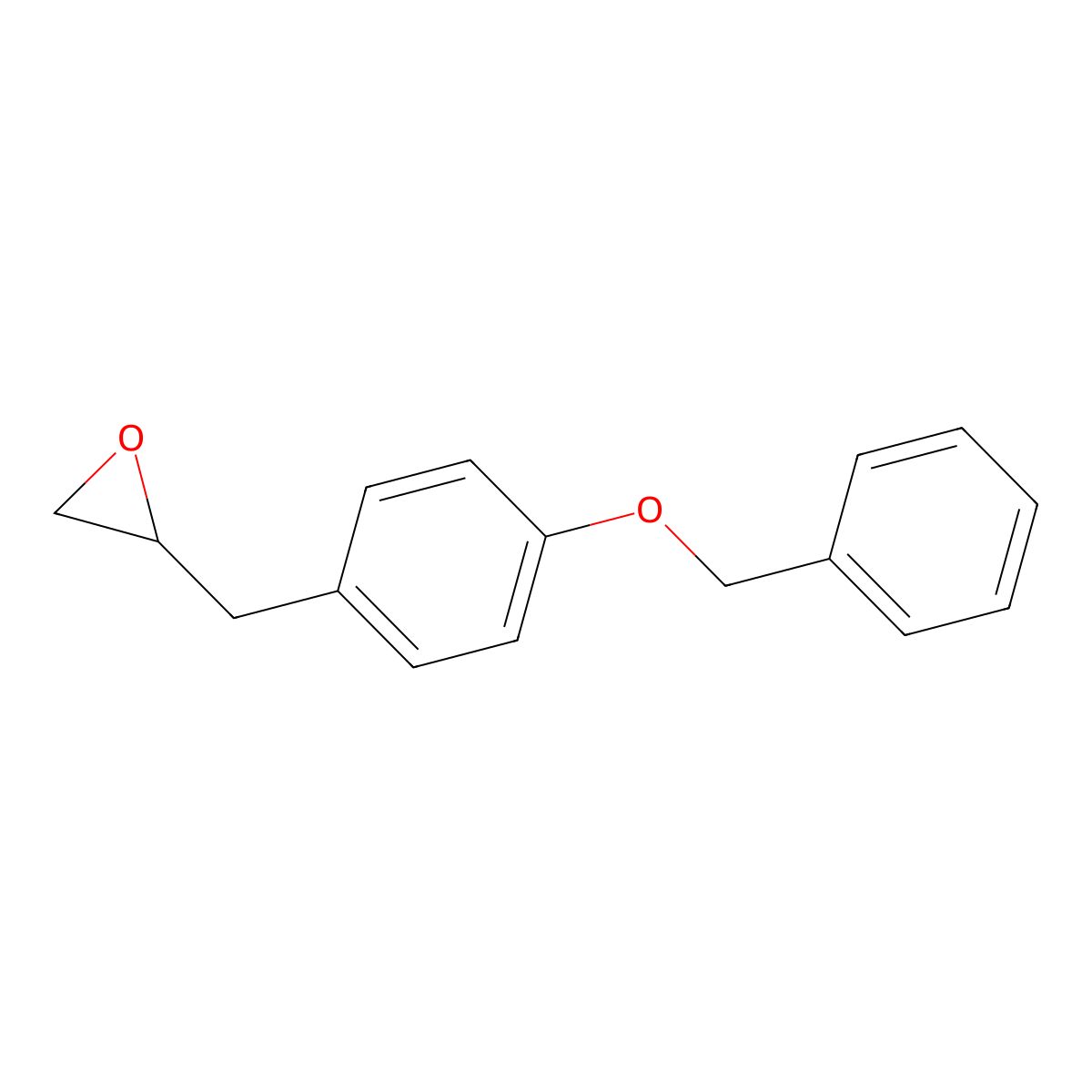 2-{[4-(Benzyloxy)phenyl]methyl}oxirane molecular structure, CAS 53673-55-5