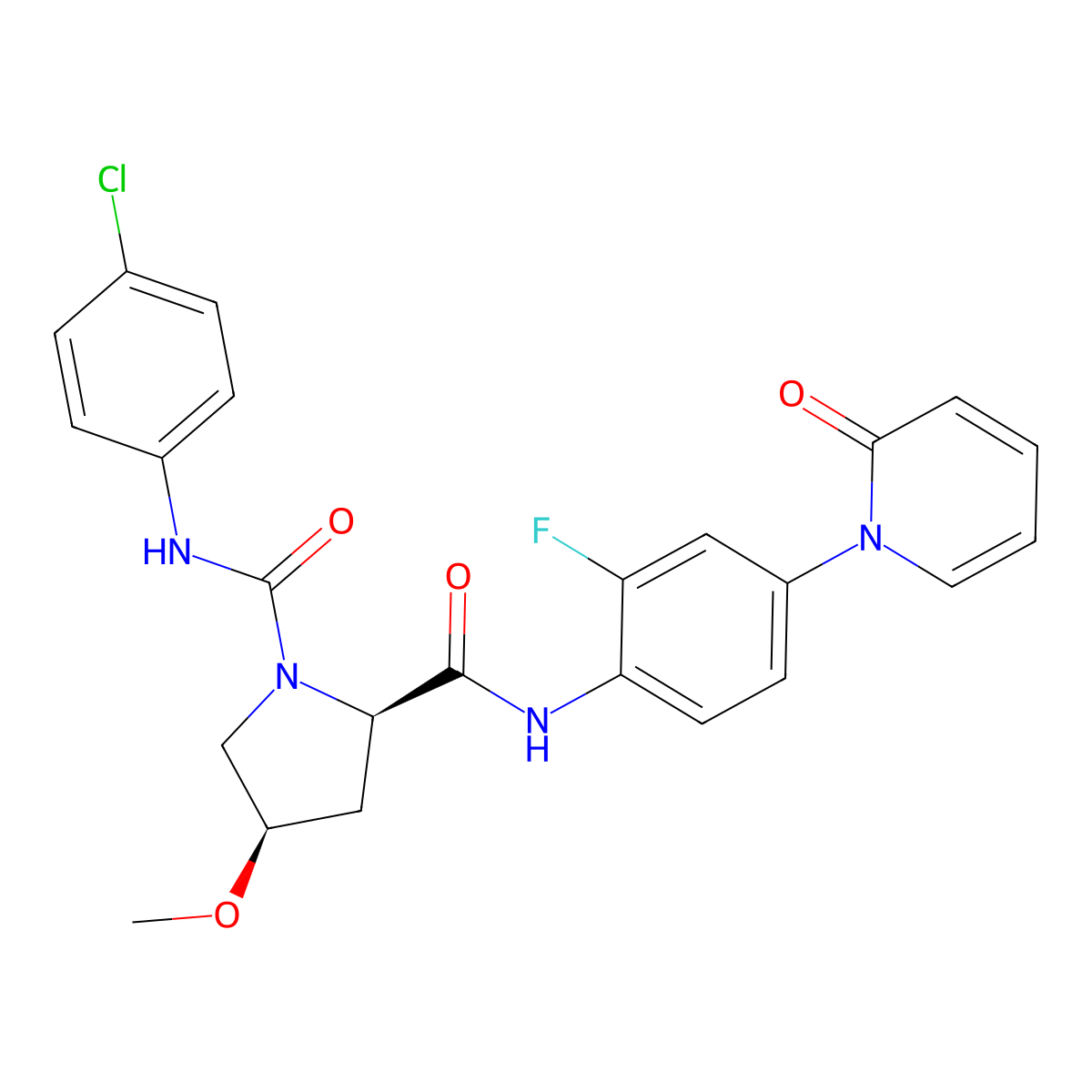 Eribaxaban molecular structure, CAS 536748-46-6