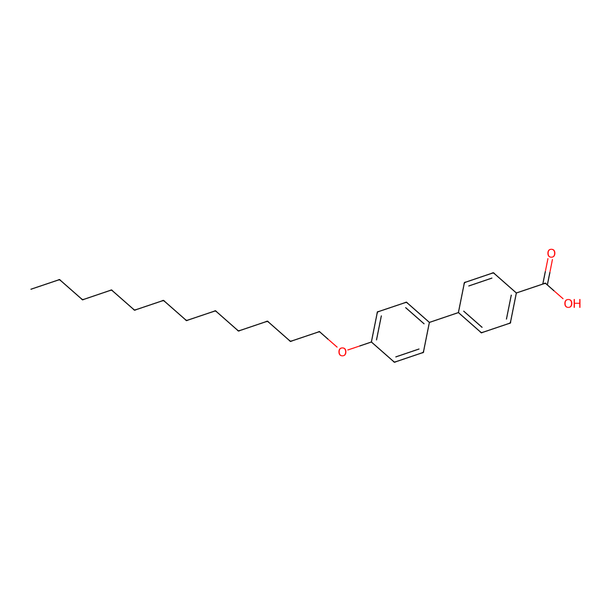 4'-(Dodecyloxy)-[1,1'-biphenyl]-4-carboxylic acid molecular structure, CAS 53676-04-3