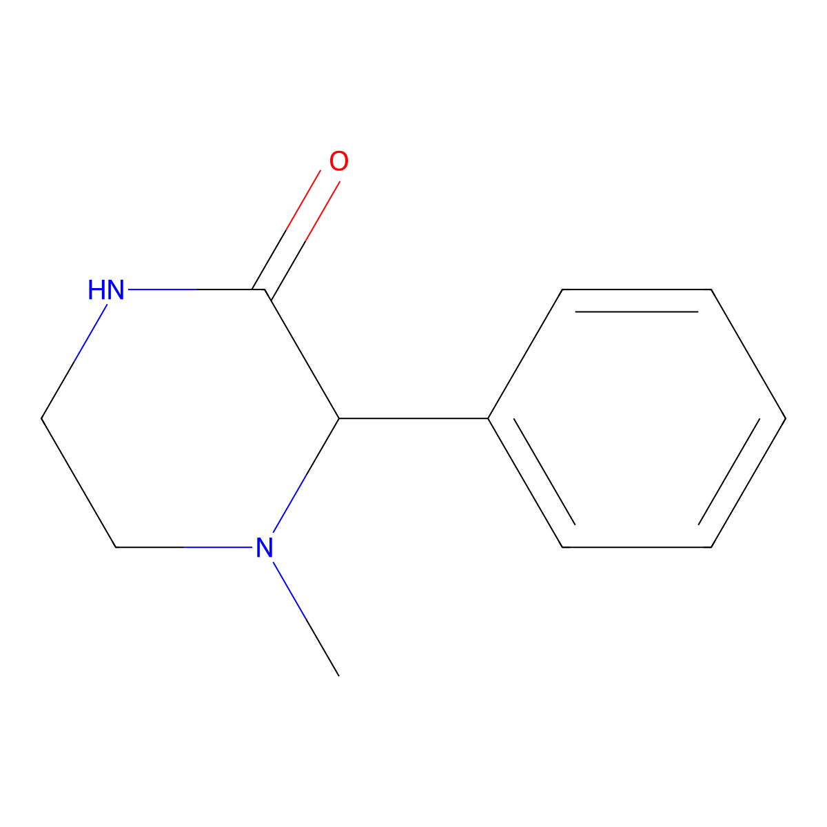 4-Methyl-3-phenylpiperazin-2-one molecular structure, CAS 5368-20-7