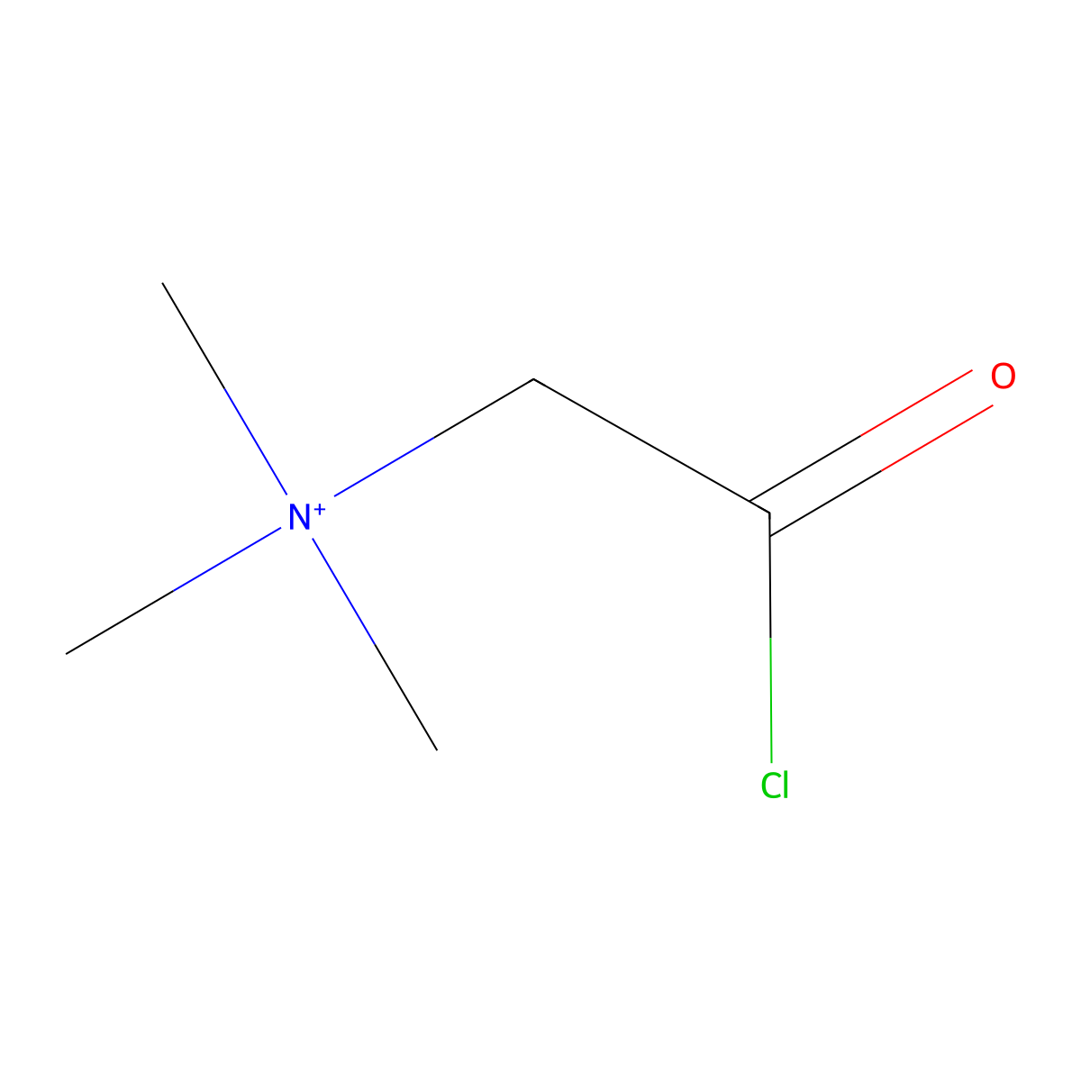 (2-Chloro-2-oxoethyl)-trimethylazanium molecular structure, CAS 53684-57-4