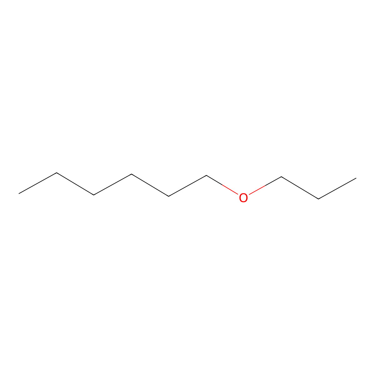 1-Propoxyhexane molecular structure, CAS 53685-78-2