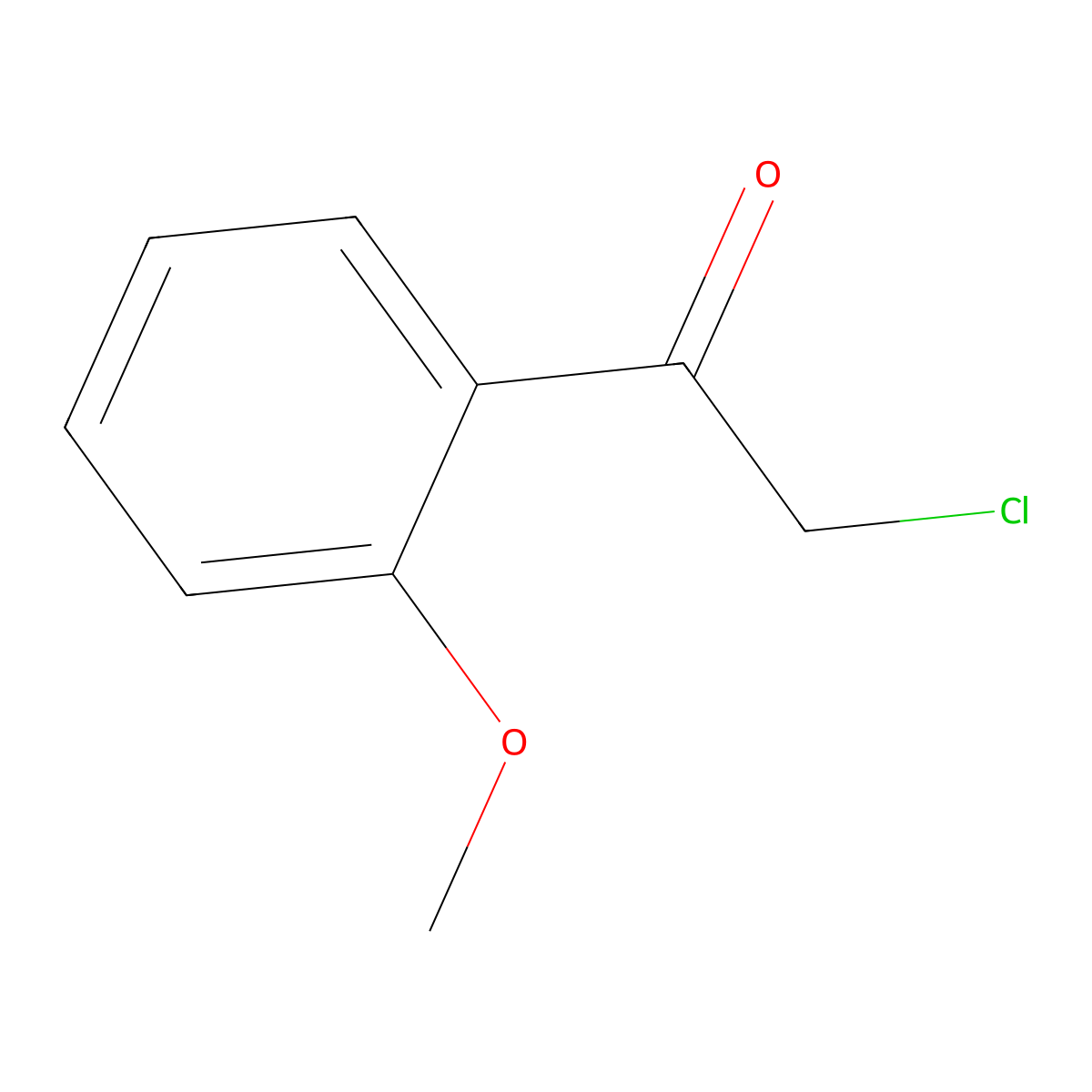 2-Chloro-1-(2-methoxyphenyl)ethanone molecular structure, CAS 53688-19-0
