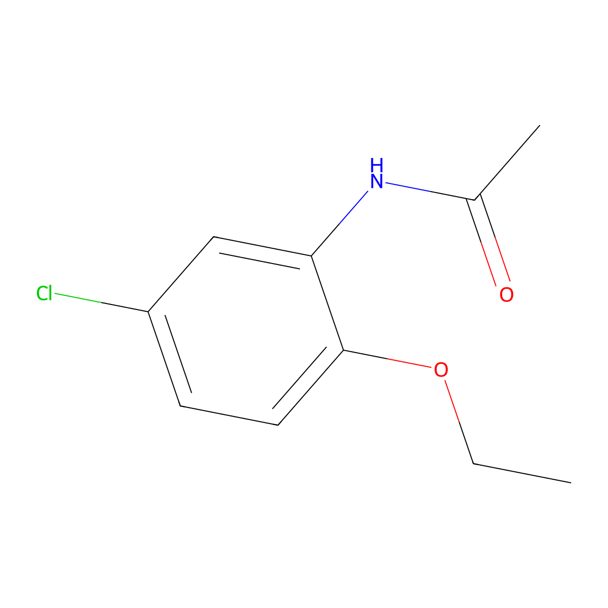 N-(5-chloro-2-ethoxyphenyl)acetamide molecular structure, CAS 53689-25-1