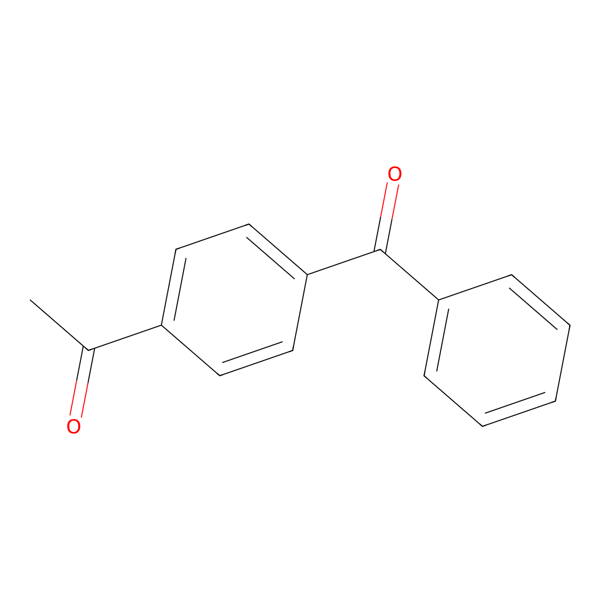 1-(4-Benzoylphenyl)ethanone molecular structure, CAS 53689-84-2
