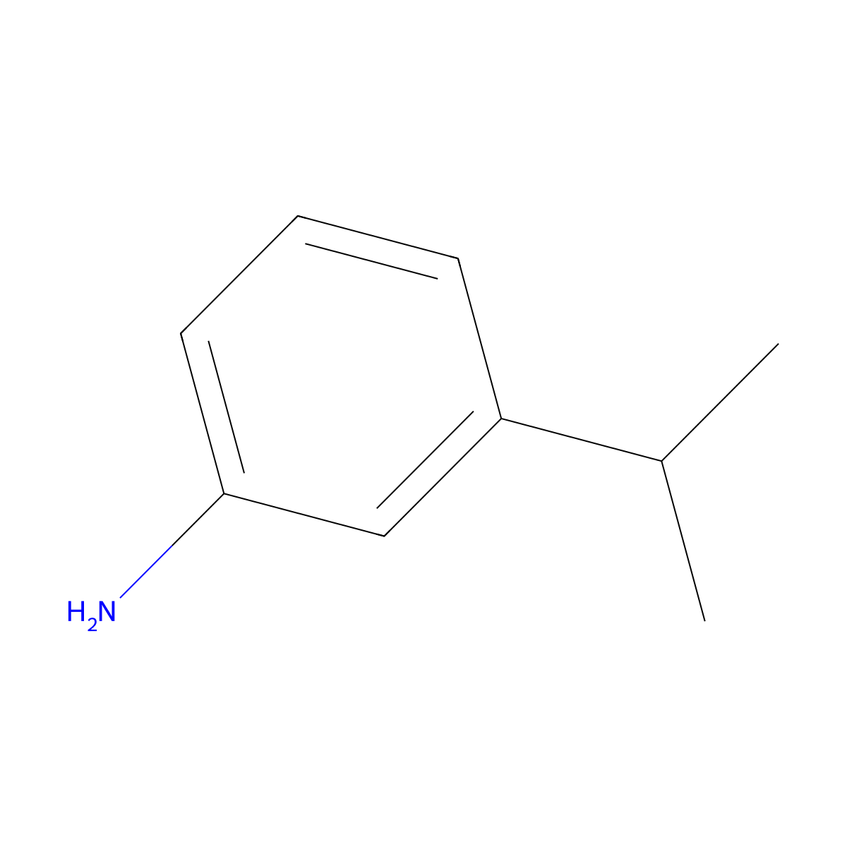 3-Isopropylaniline molecular structure, CAS 5369-16-4