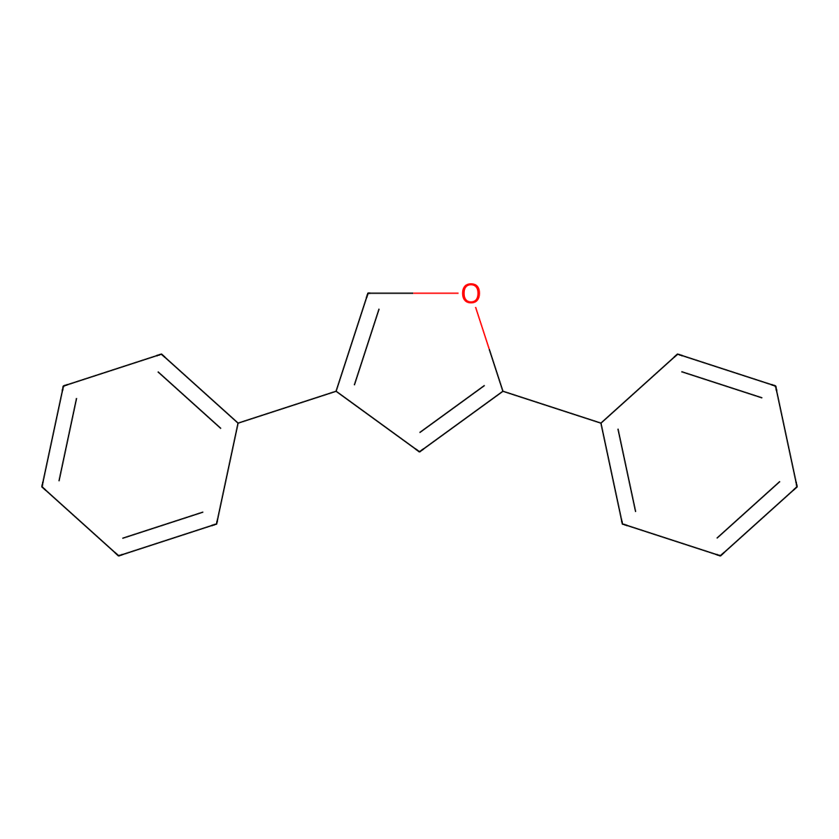 2,4-Diphenylfuran molecular structure, CAS 5369-55-1