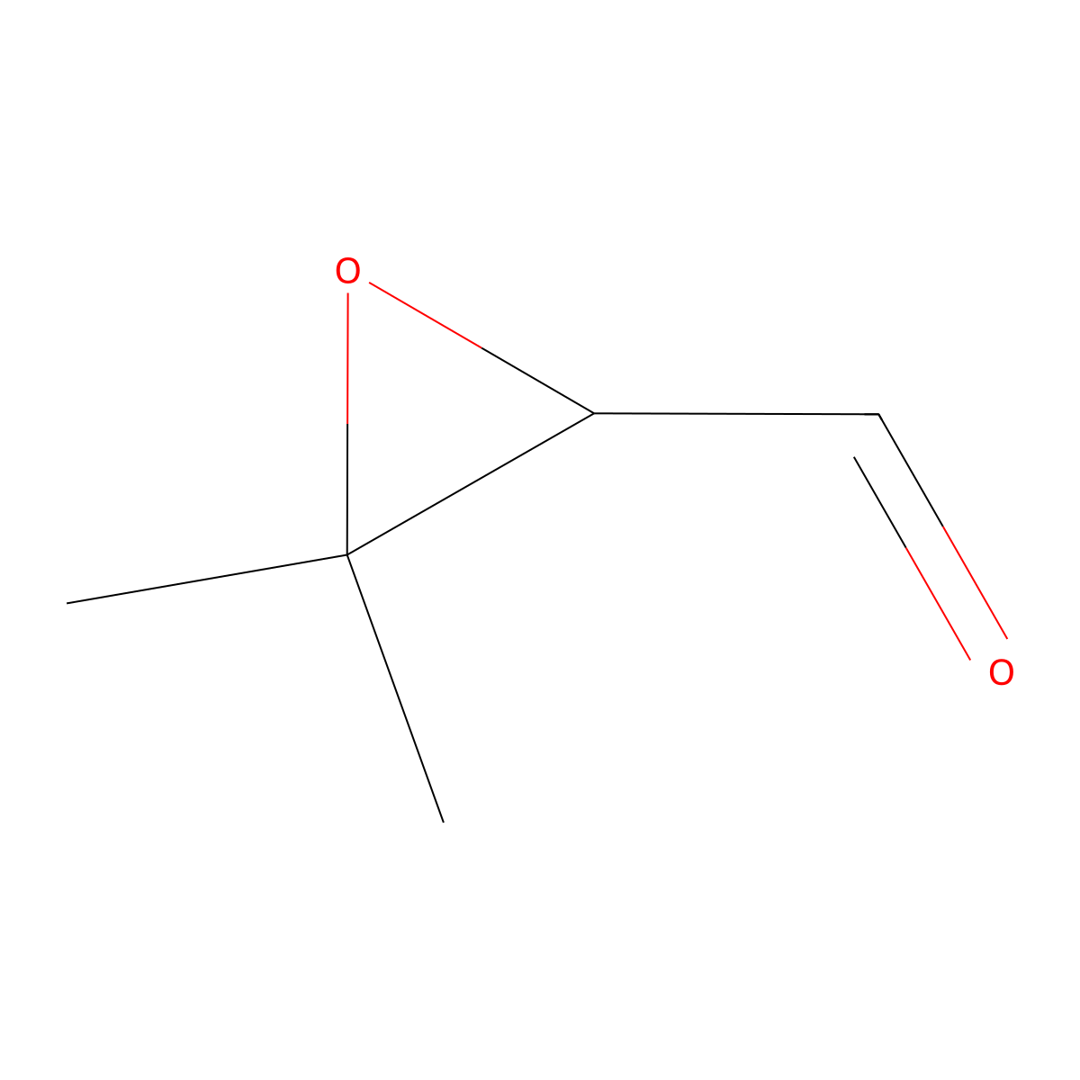 3,3-Dimethyloxirane-2-carbaldehyde molecular structure, CAS 5369-62-0