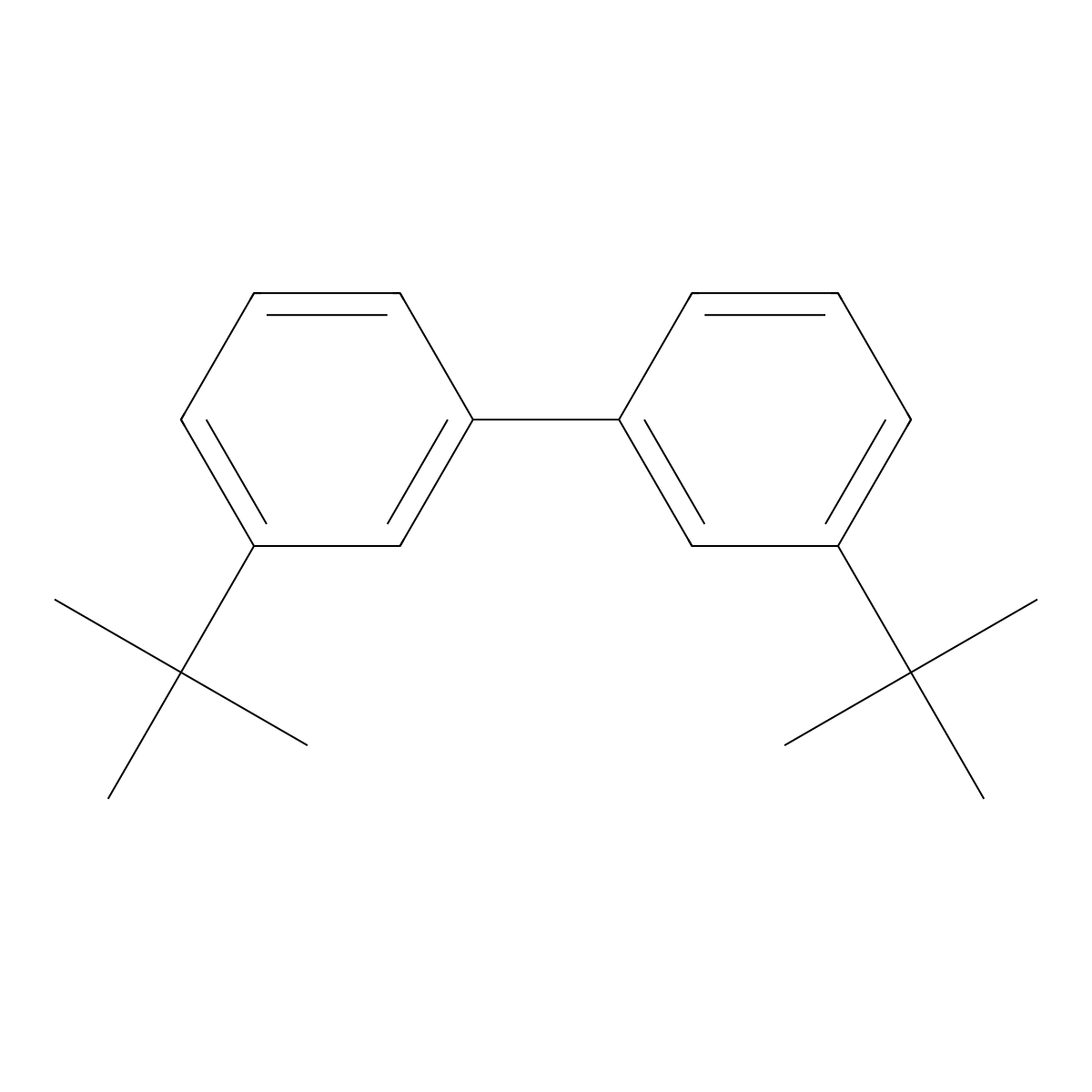 3,3'-Di-tert-butylbiphenyl molecular structure, CAS 53692-24-3