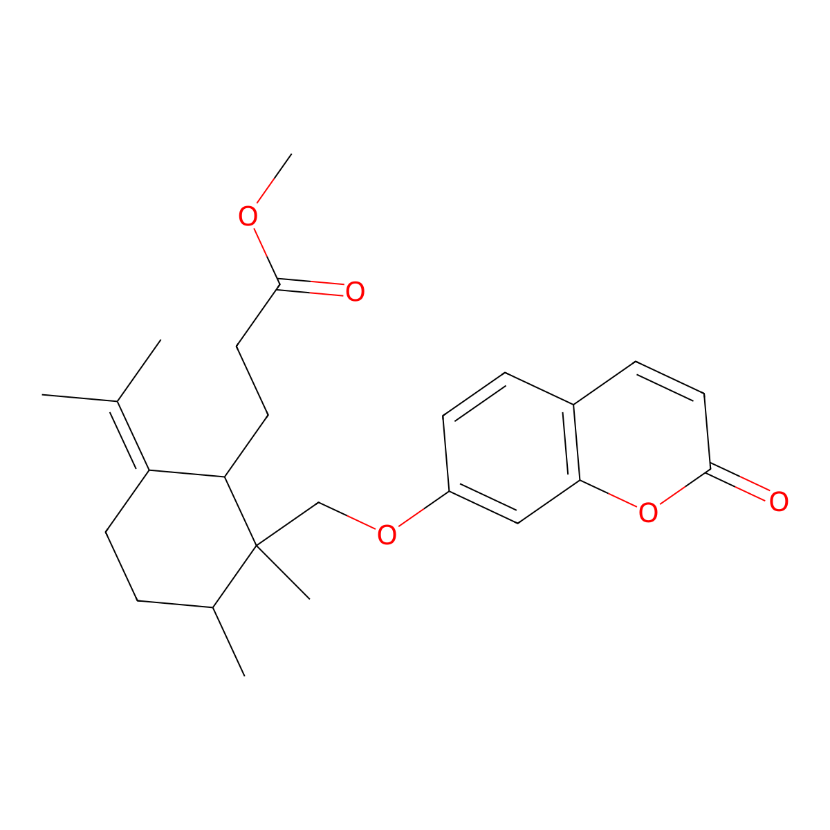Methyl Galbanate molecular structure, CAS 53696-76-7