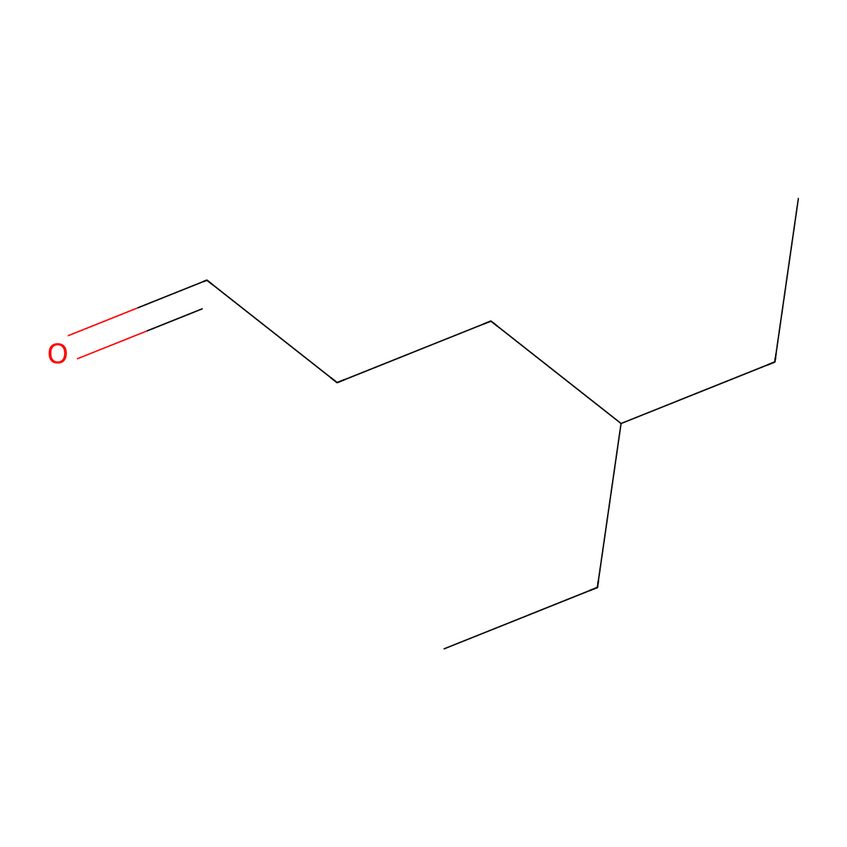 4-Ethylhexanal molecular structure, CAS 536994-09-9