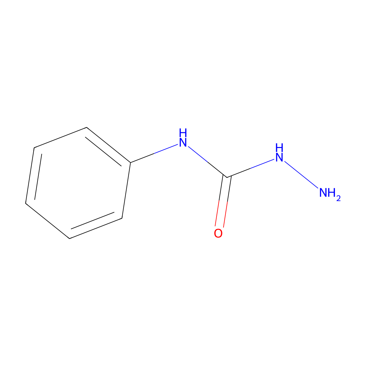 4-Phenylsemicarbazide molecular structure, CAS 537-47-3