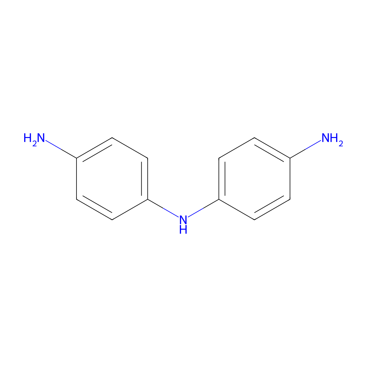 4,4'-Diaminodiphenylamine molecular structure, CAS 537-65-5