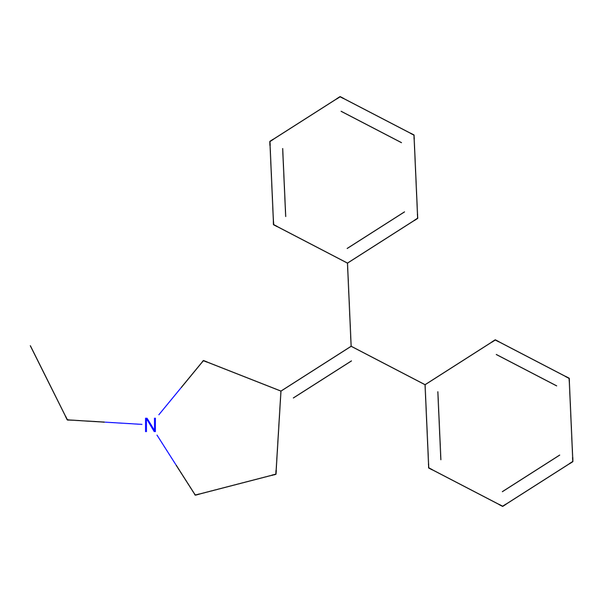 Pridefine molecular structure, CAS 5370-41-2