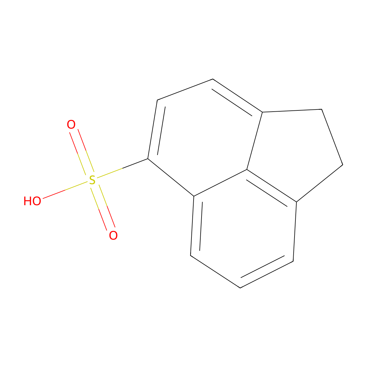 5-Acenaphthylenesulfonic acid, 1,2-dihydro- molecular structure, CAS 53700-79-1