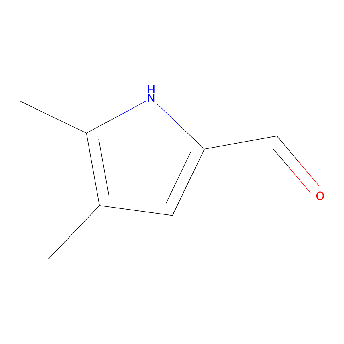 4,5-Dimethyl-1H-pyrrole-2-carbaldehyde molecular structure, CAS 53700-95-1