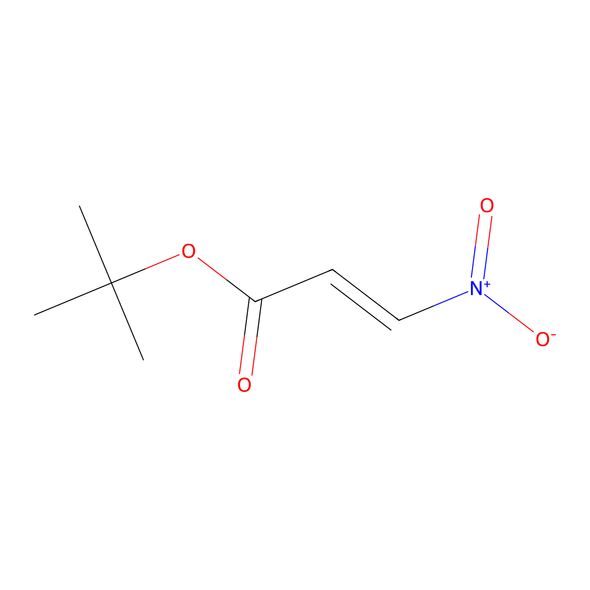 tert-Butyl 3-nitroprop-2-enoate molecular structure, CAS 537005-95-1