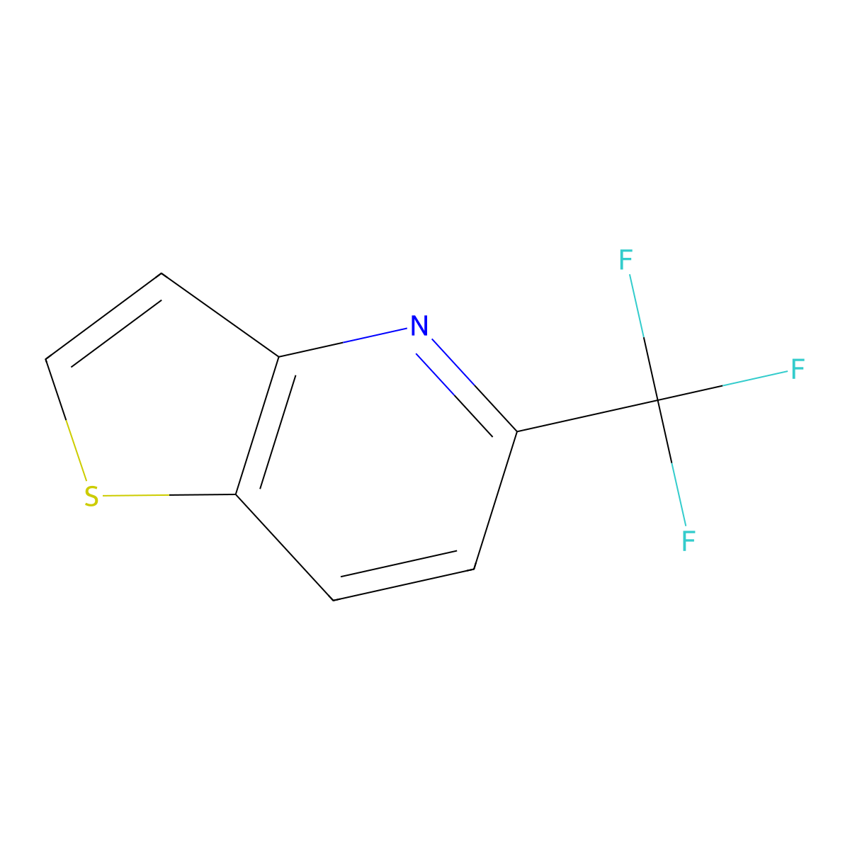 5-(Trifluoromethyl)thieno(3,2-b)pyridine molecular structure, CAS 537033-60-6