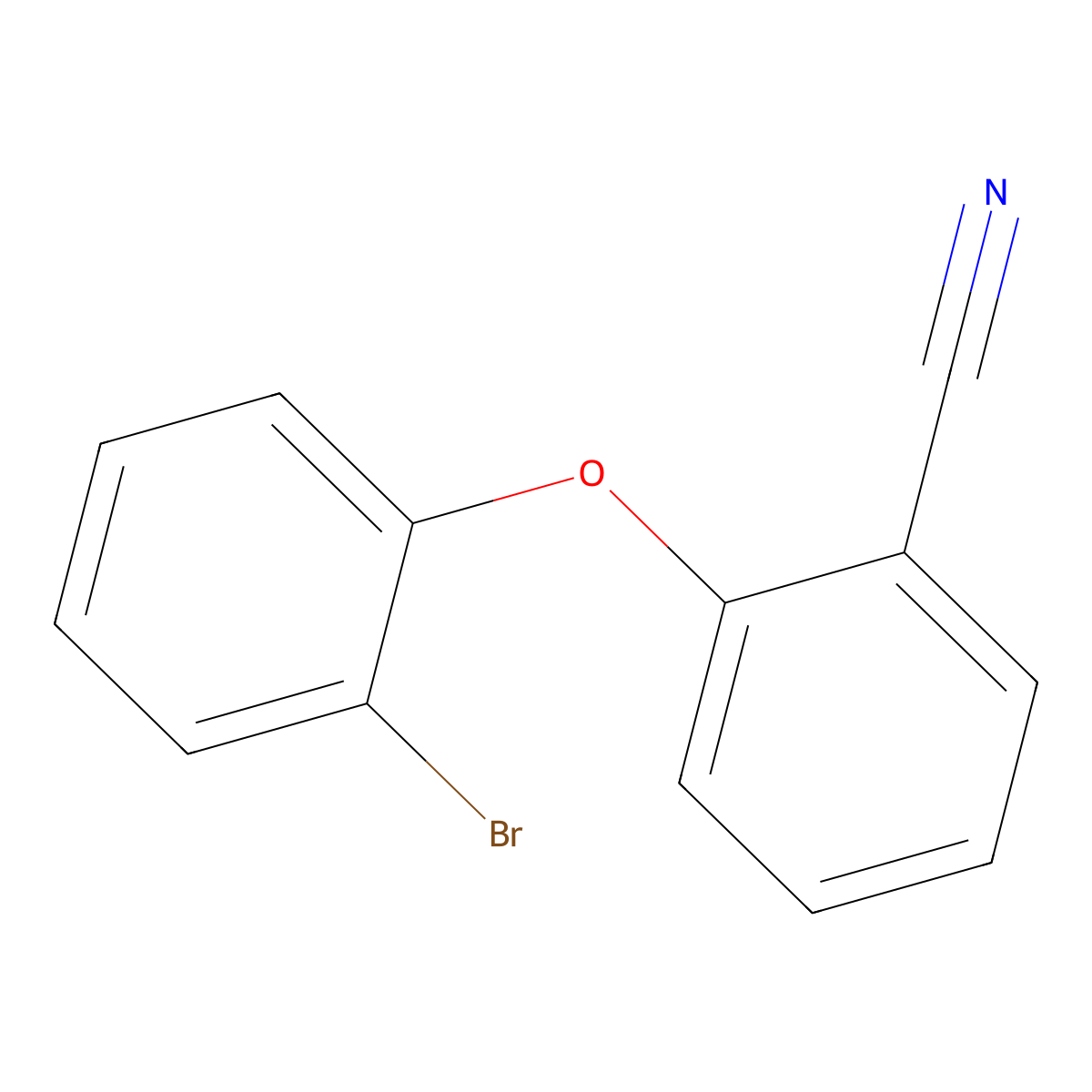 2-(2-Bromophenoxy)benzonitrile molecular structure, CAS 537036-78-5