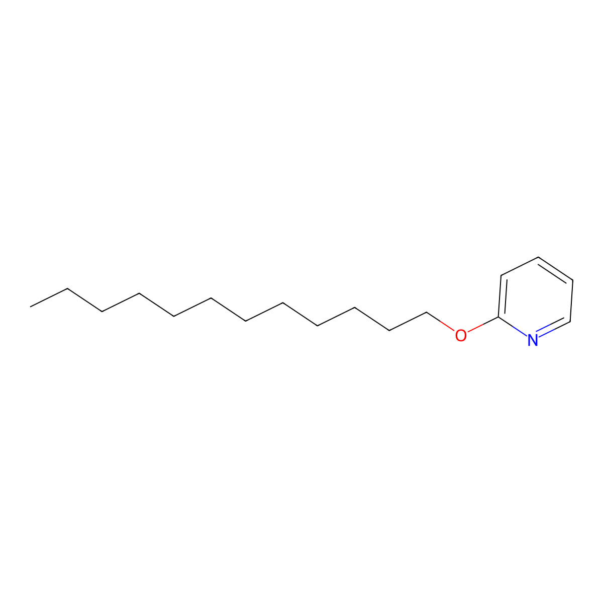 2-(Dodecyloxy)pyridine molecular structure, CAS 53708-21-7