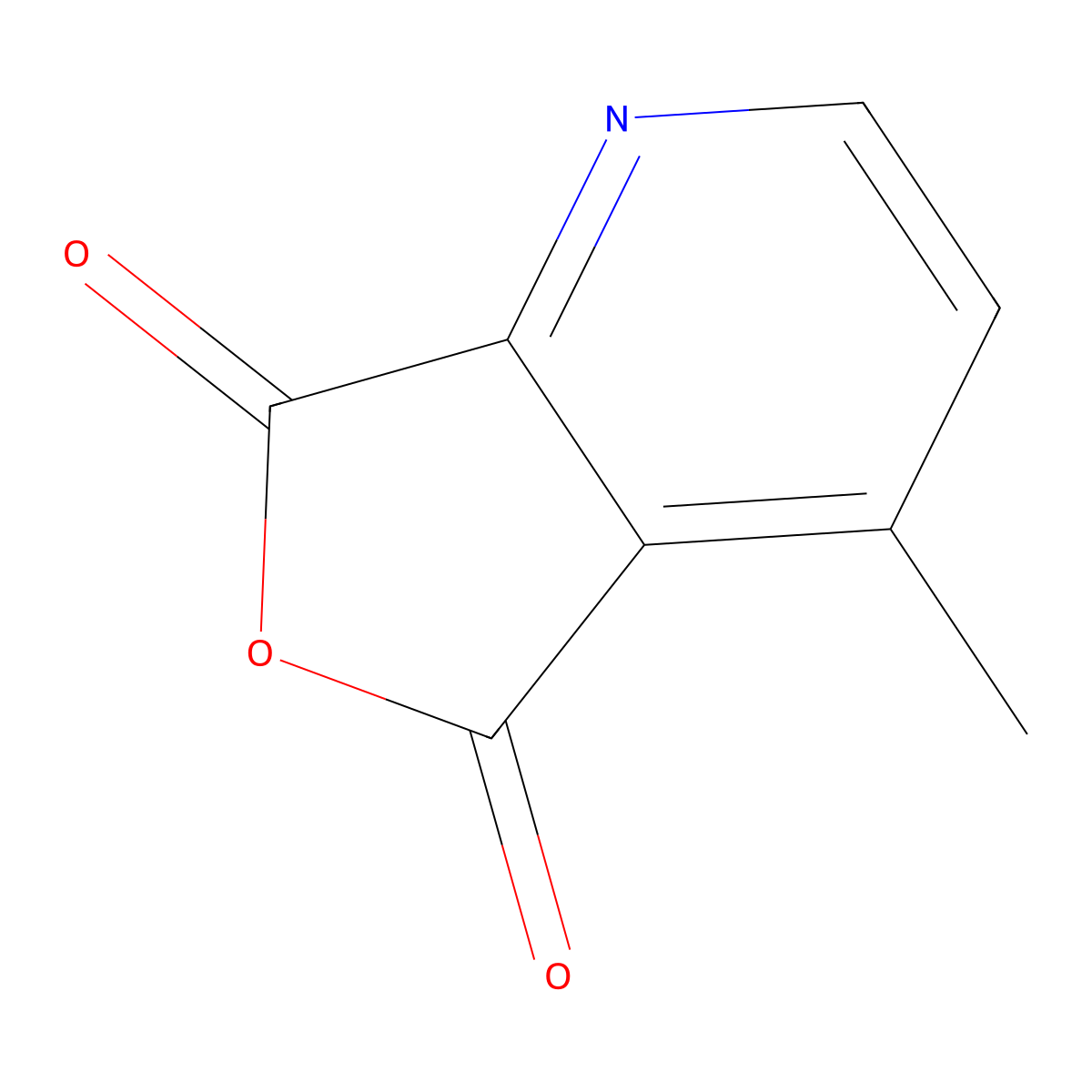 4-methyl-5H,7H-furo[3,4-b]pyridine-5,7-dione molecular structure, CAS 53711-78-7