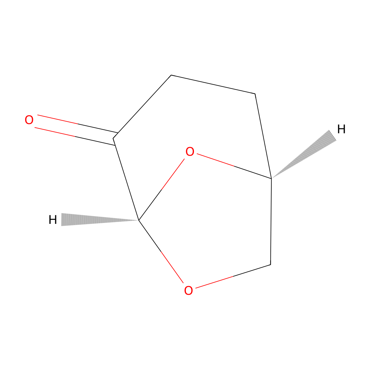 (1S,5R)-6,8-dioxabicyclo(3.2.1)octan-4-one molecular structure, CAS 53716-82-8