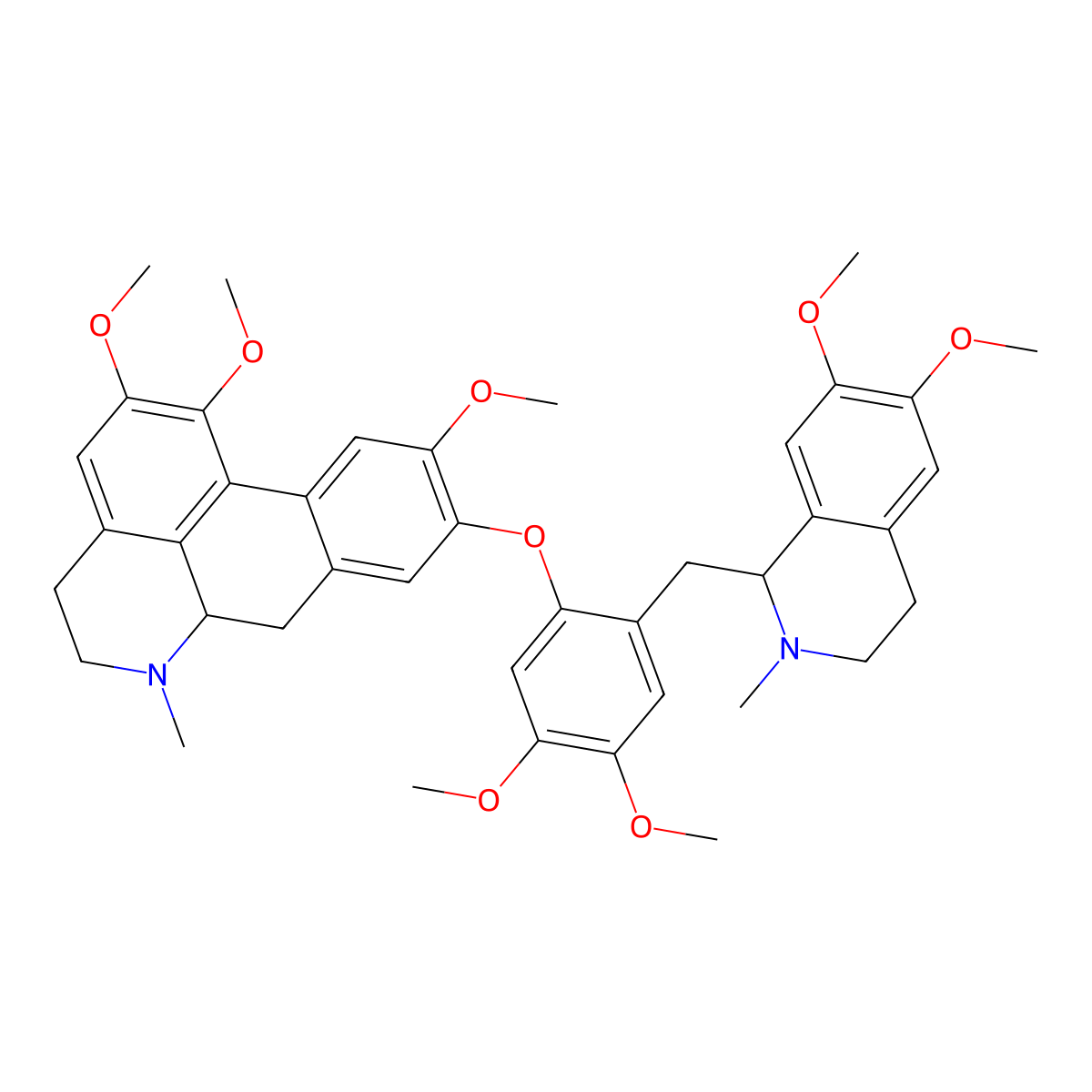 Thalicarpine molecular structure, CAS 5373-42-2
