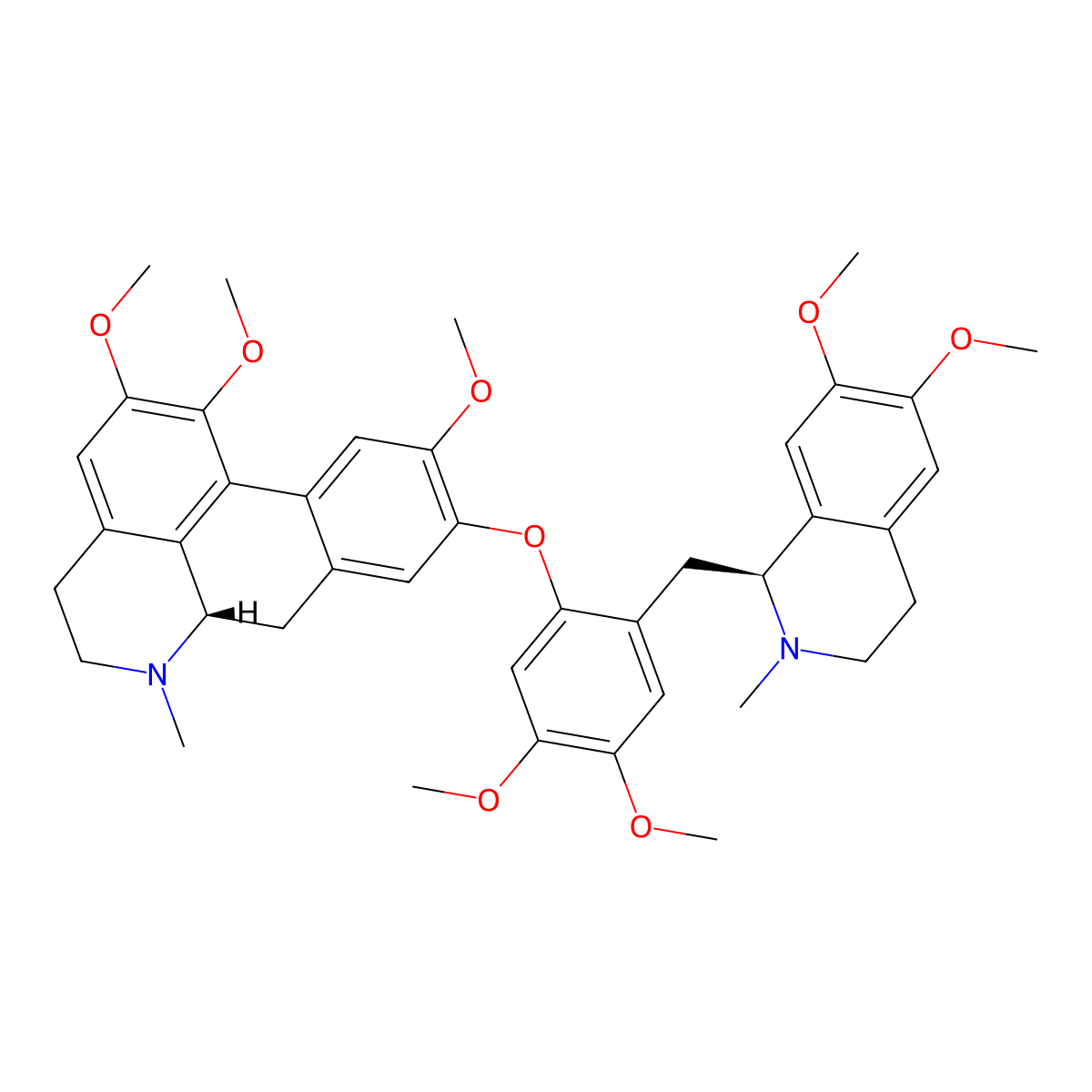 Thalicarpine molecular structure, CAS 5373-42-2