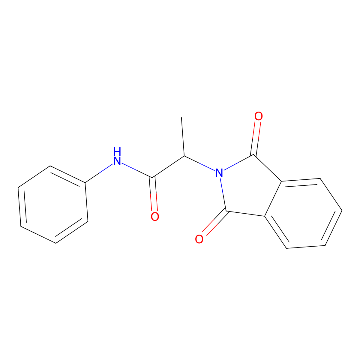 2-(1,3-Dioxo-1,3-dihydro-isoindol-2-yl)-N-phenyl-propionamide molecular structure, CAS 53730-47-5