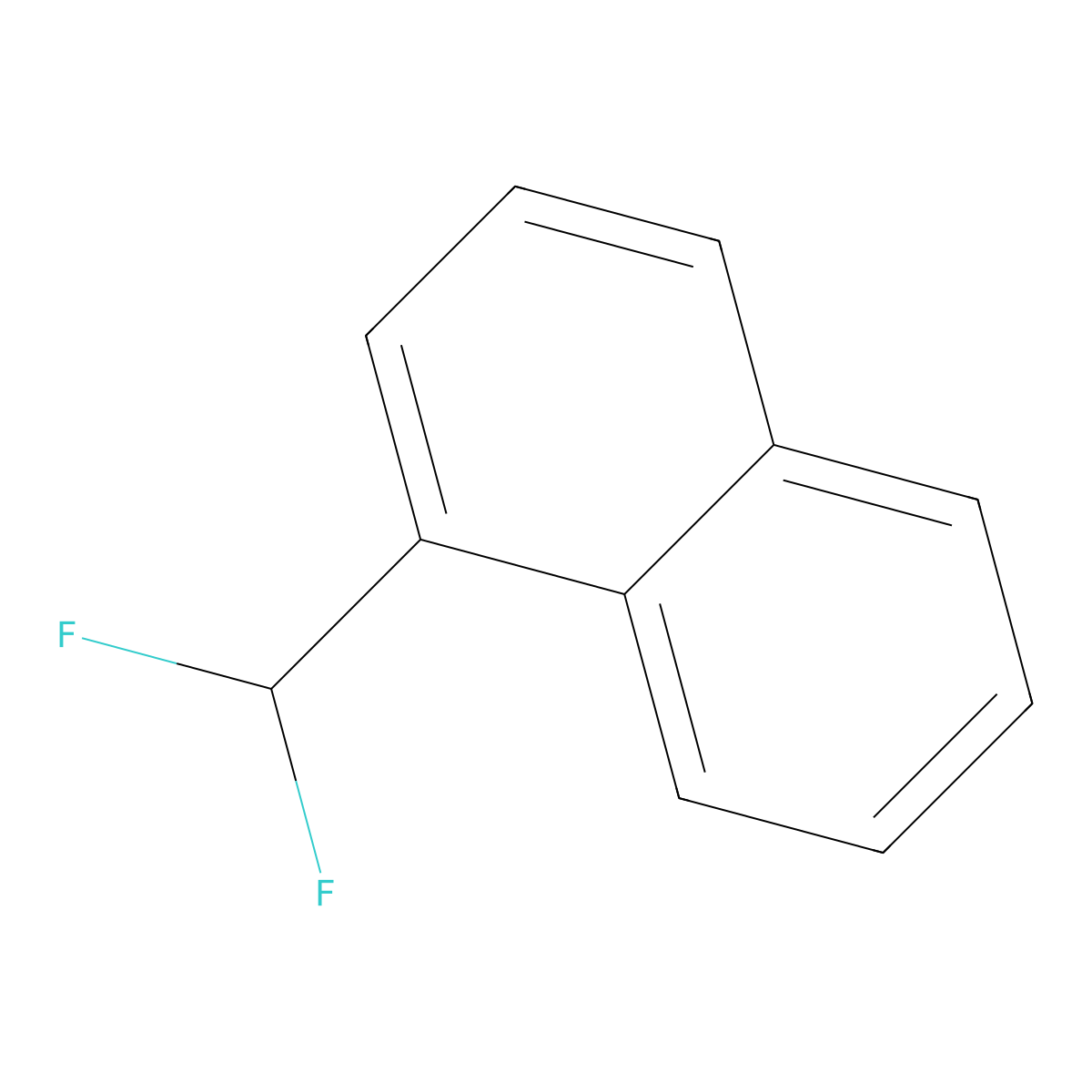 1-(Difluoromethyl)naphthalene molecular structure, CAS 53731-26-3