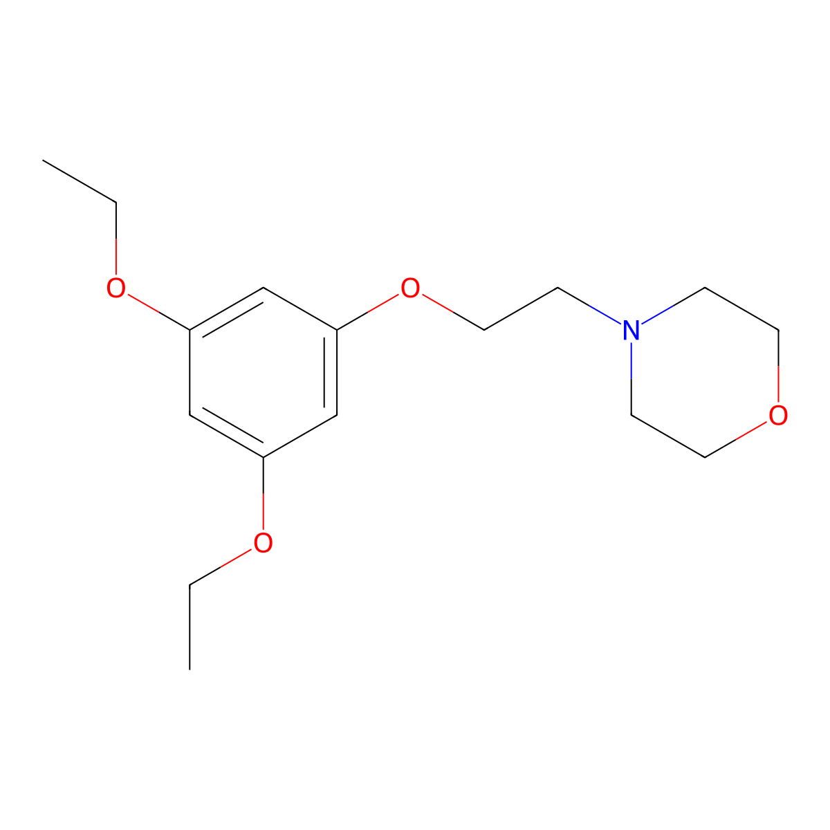 Floredil molecular structure, CAS 53731-36-5