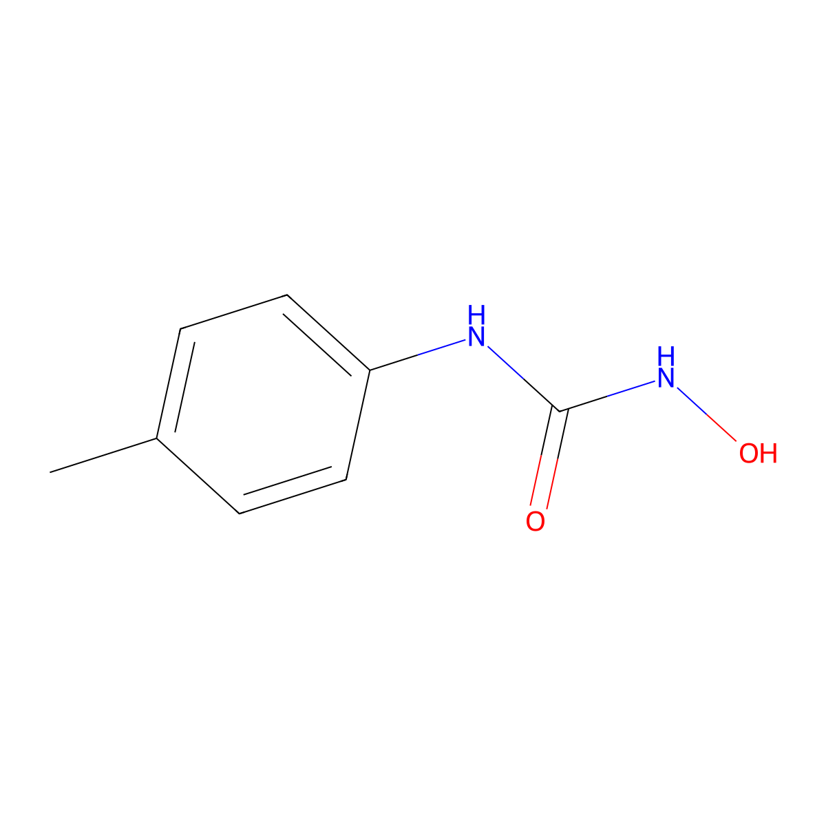 1-Hydroxy-3-(4-methylphenyl)urea molecular structure, CAS 53731-86-5