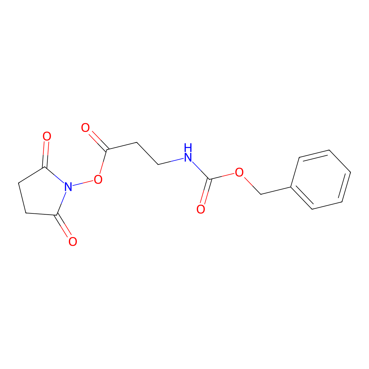 Z-beta-Ala-osu molecular structure, CAS 53733-97-4