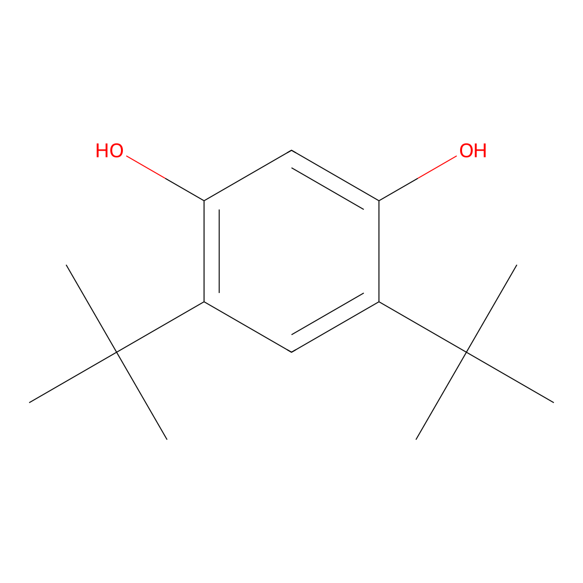 4,6-Di-tert-butylresorcinol molecular structure, CAS 5374-06-1