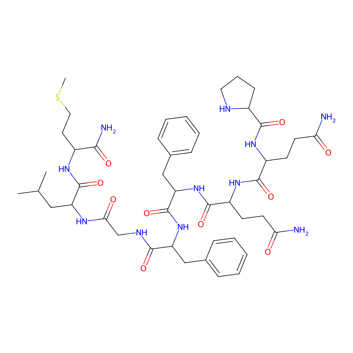 Substance P (4-11) molecular structure, CAS 53749-60-3