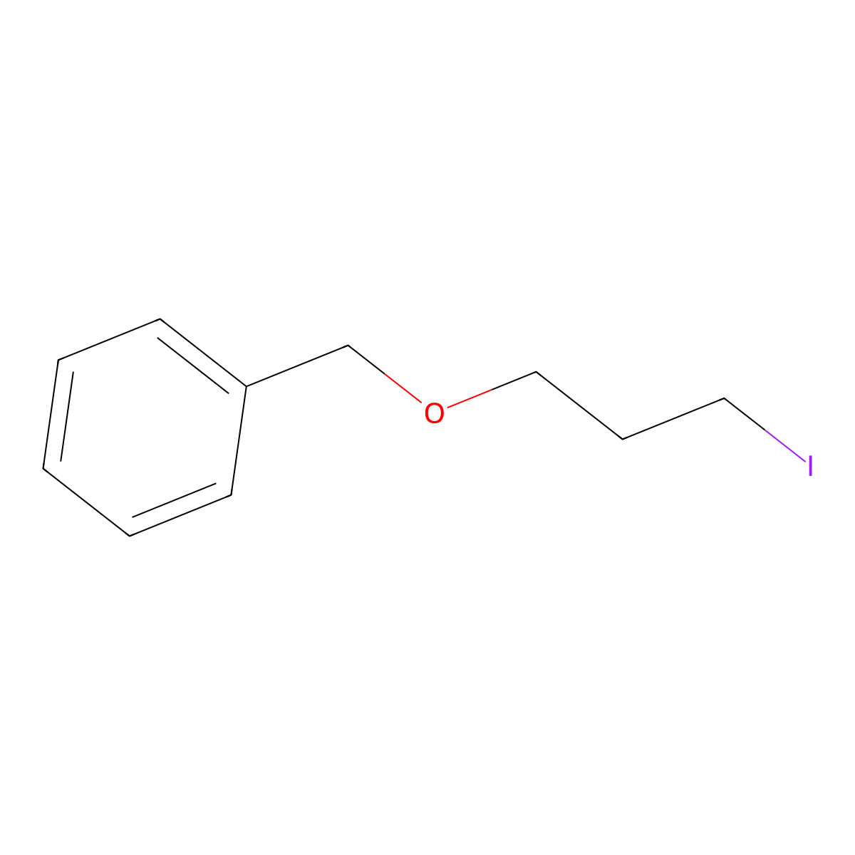 ((3-Iodopropoxy)methyl)benzene molecular structure, CAS 5375-00-8